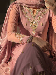 Heavy Work Georgette Kurta Pant Set for Weddings and Festivals